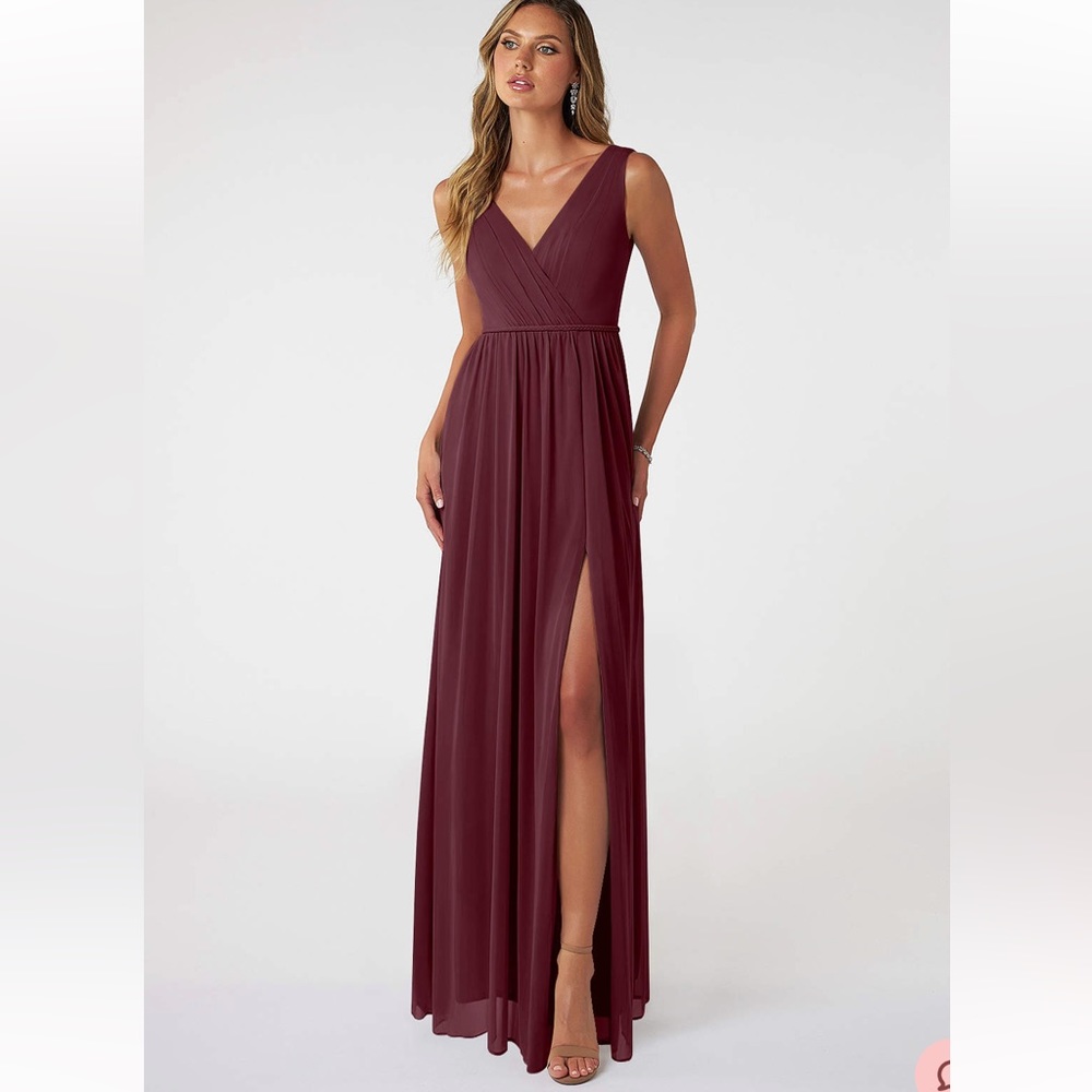 Azazie bridesmaid dresses- Cabernet sz10 and sz12